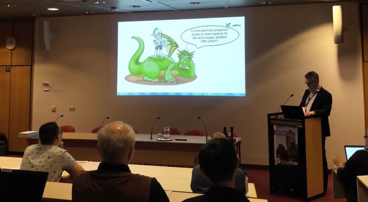 Prof. dr. Hans Langendijk presents at the ESTRO Particle Course