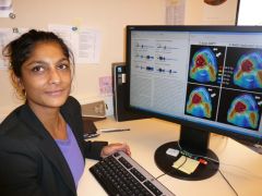 Tara van de Water, from the department of radiation oncology at the University Medical Center Groningen. (http://medicalphysicsweb.org/) 