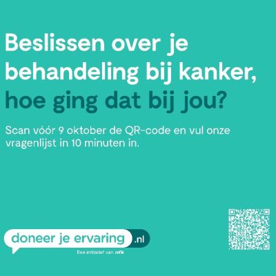 Beslissen over je behandeling bij kanker, hoe ging dat bij jou?